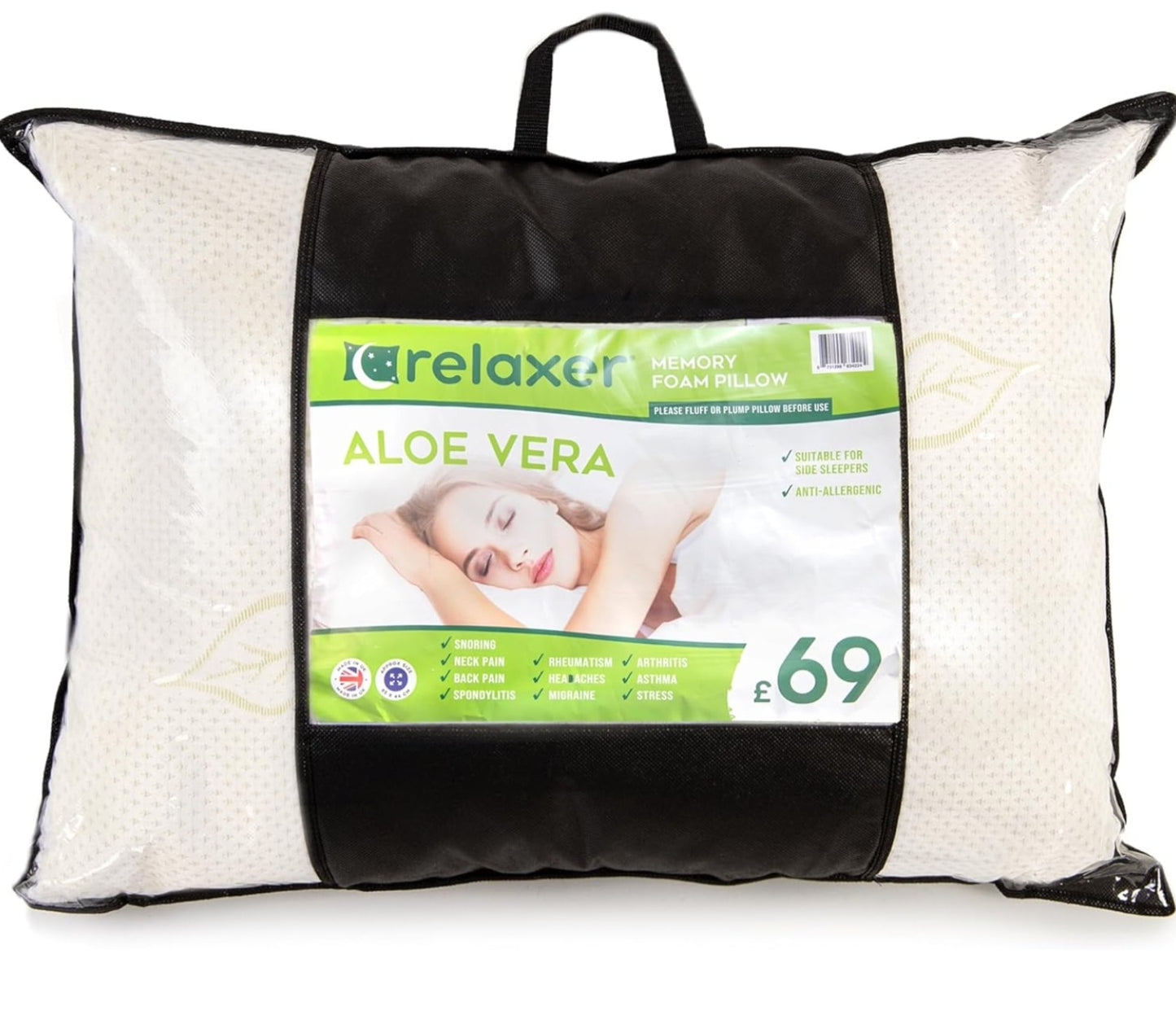 Memory Foam Aloe Vera Pillow