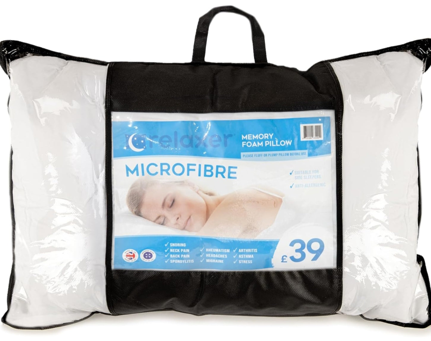 Microfibre Memory Foam Pillow